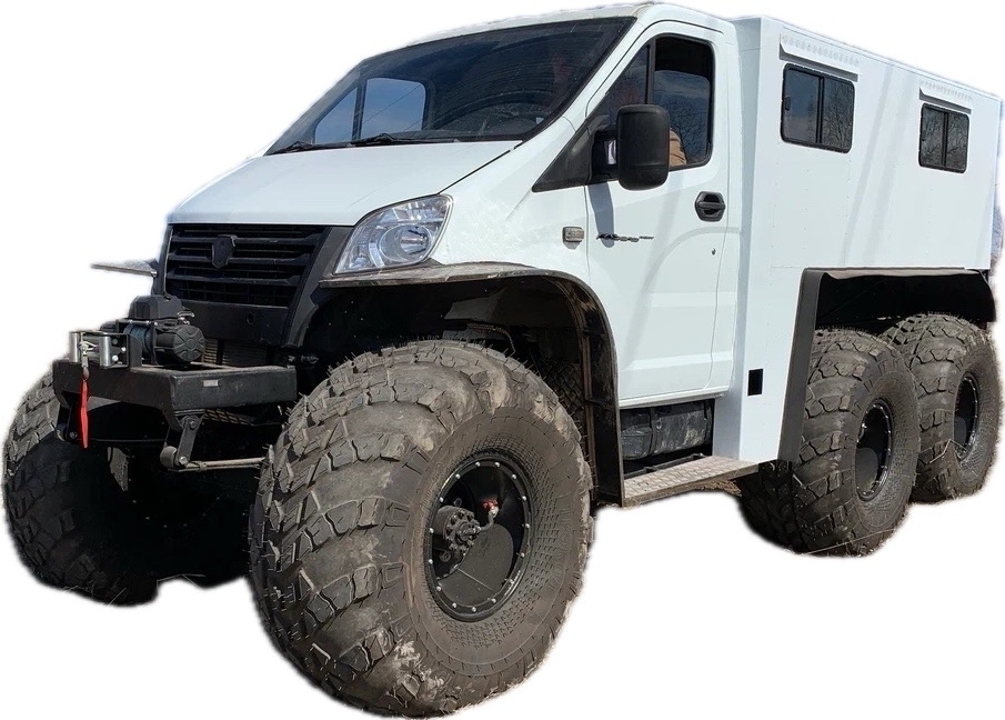 Снегоболотоходы с тремя ведущими осями